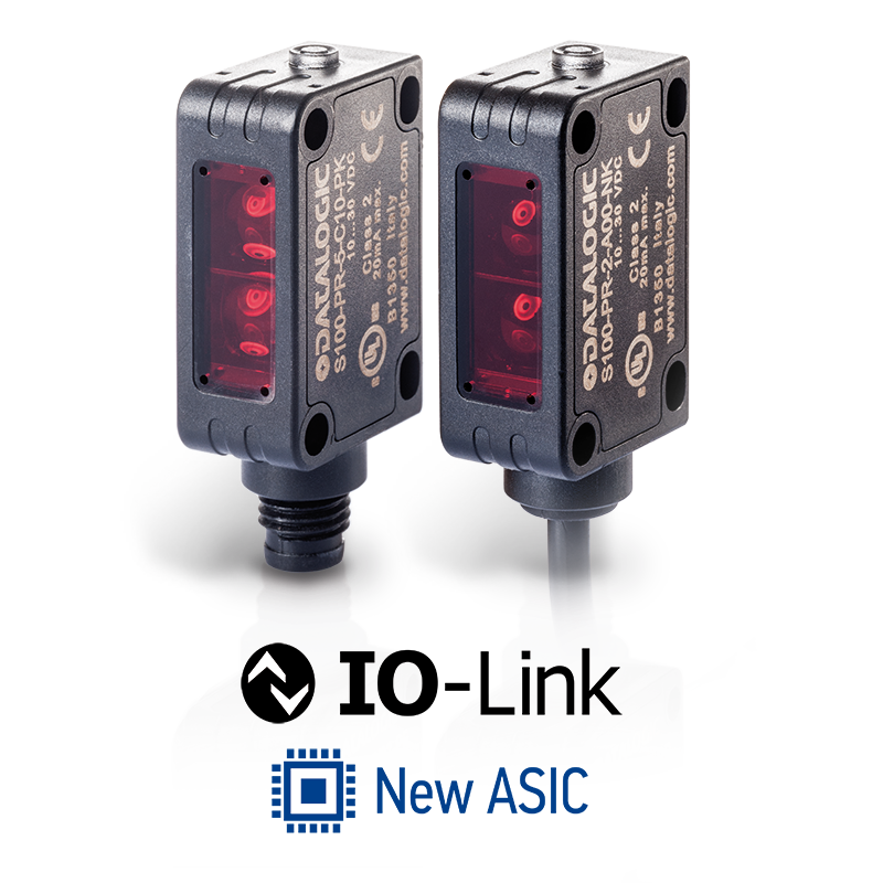 Datasensing S100 Sensor with IOLink connectivity S100PR2B10PK
