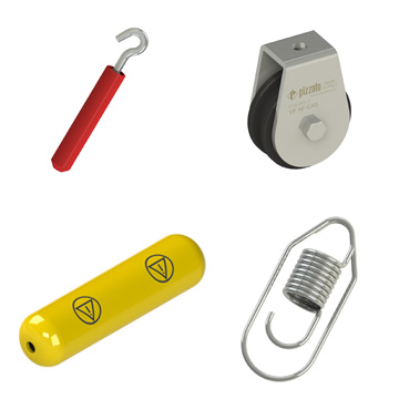 Accessories for rope safety switches