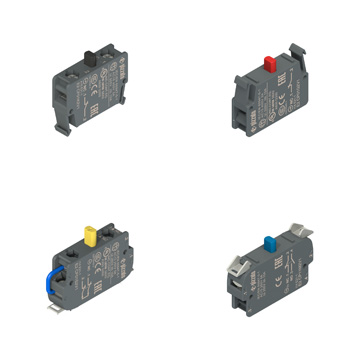 Single contact blocks E2 CF-E2 CP series